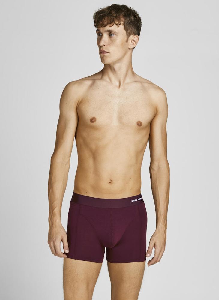JACK & JONES 3 Pack Logo Band Trunks - Image 2